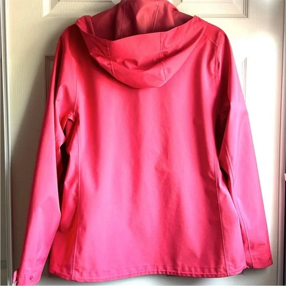 Uniqlo Hooded Rain Jacket Zip Front, Women's Size Large - Picture 2 of 10